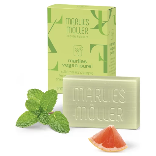 Твердый веганский шампунь Мелисса Marlies Moller Solid Melissa Vegan Shampoo, 100 г