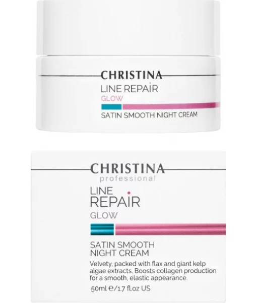 Ночной крем Гладкость сатина Christina Line Repair Glow Satin Smooth Night Cream 50 мл