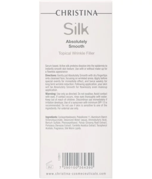 Сыворотка для местного заполнения морщин Christina Silk Absolutely Smooth 30 мл