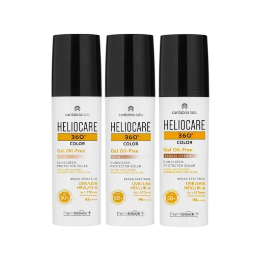 Сонцезахисний гель з тоном на водній основі Cantabria Labs Heliocare 360 ​​Gel Oil Free Color (тон бронзовий)