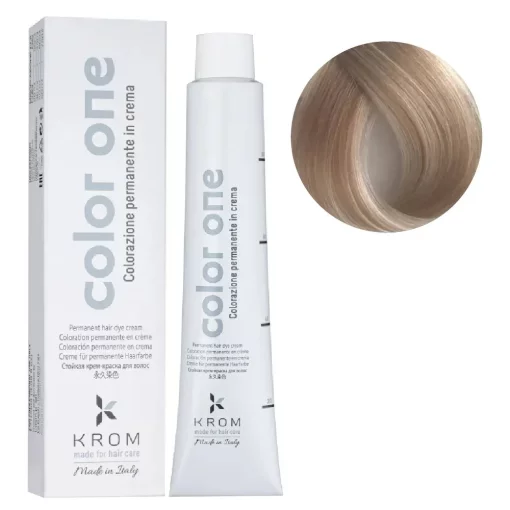 Стойкая крем-краска для волос Color One KROM, 100/43 Экстра-светлый медно-золотистый, 100 мл
