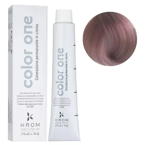 Стійка крем-фарба для волосся Color One KROM, 100/76 Екстра-світлий червоно-фіолетовий, 100 мл