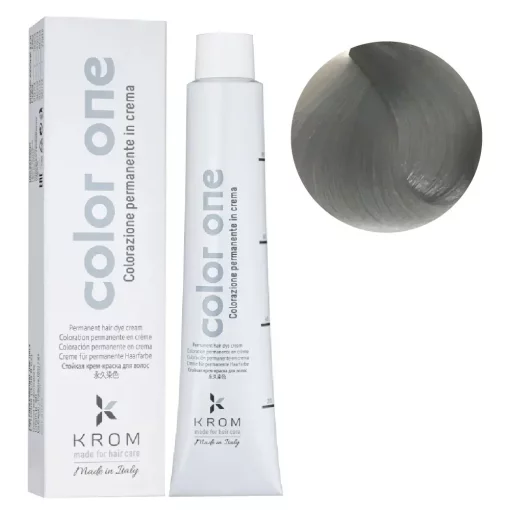 Стойкая крем-краска для волос Color One KROM, 12/11 Экстра-светло пепельный, 100 мл