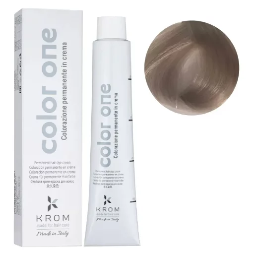 Стойкая крем-краска для волос Color One KROM, 100/077 Ультра интенсивный светло-бежевый, 100 мл