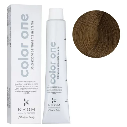Стійка крем-фарба для волосся Color One KROM, 7/0 Блондин, 100 мл
