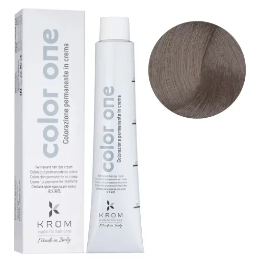 Стойкая крем-краска для волос Color One KROM, 8/11 Серебристый, 100 мл