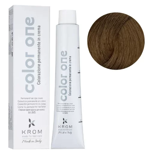 Стойкая крем-краска для волос Color One KROM, 8/31 Легкий светлый блонд, 100 мл
