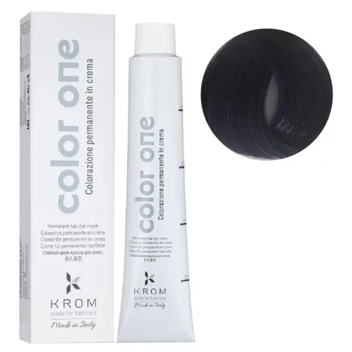 Стойкая крем-краска для волос Color One KROM, BLU METALLICO, 100 мл