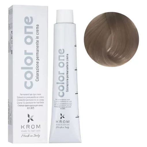 Стойкая крем-краска для волос Color One KROM, 100/07 Ультра светло-бежевый, 100 мл