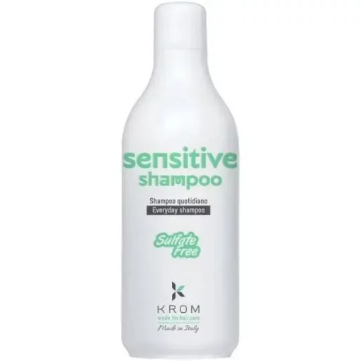 Бессульфатный шампунь для волос для ежедневного использования Krom Sensitive Shampoo 1000 ml