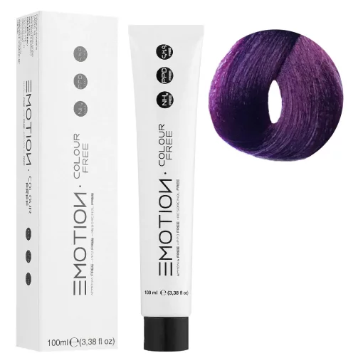 6/2 Стойкая безаммиачная крем-краска для волос KROM Emotion Colour Free - Темный радужный блондин, 100 мл
