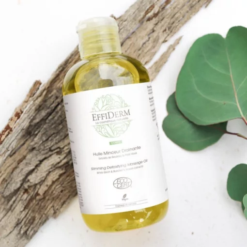 Масло массажное Effiderm Похудение и дренаж органическое / Huile minceur drainante Bio, 250 мл