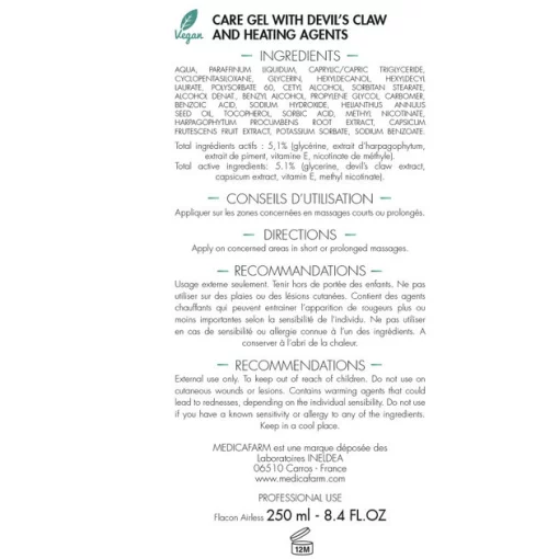 Крем массажный Medicafarm Гарпагофитум &laquo;Интенсивный разогрев&raquo;, 250 мл