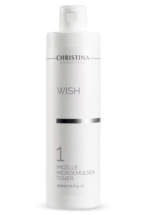 Міцелярний мікроемульсійний тонік (крок 1) Christina Wish Micelle Microemulsion Toner
