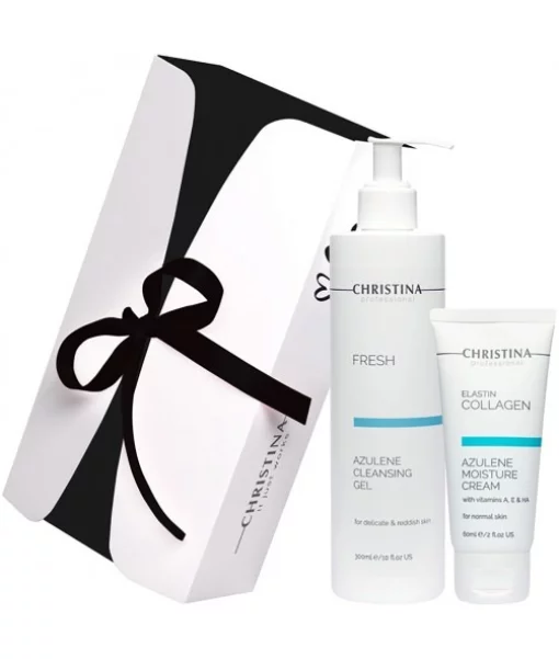 Подарочный набор Очищение и увлажнение для чувствительной кожи Christina Gift Box 300+60 мл