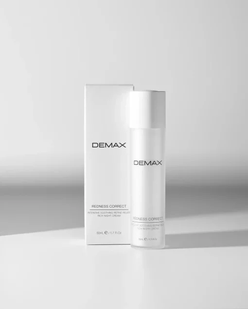 Нічний крем коректор Demax Anti couperose для сухої чутливої та куперозної шкіри 50 мл