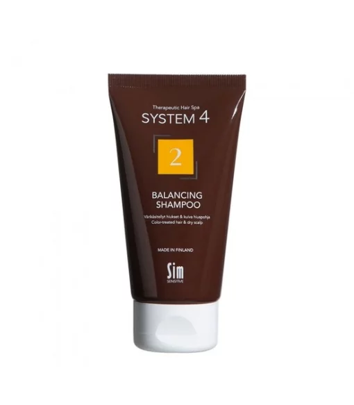 Шампунь №2 для сухого, фарбованого і пошкодженого волосся System 4 №2 Balancing Shampoo Sim Sensitive