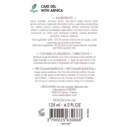 Гель Medicafarm Травма-К з арнікою проти набряків та гематом, 125 мл