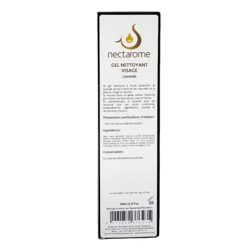 Гель очищающий для лица Nectarome с лавандой / Gel nettoyant visage &agrave; la Lavande, 200 мл
