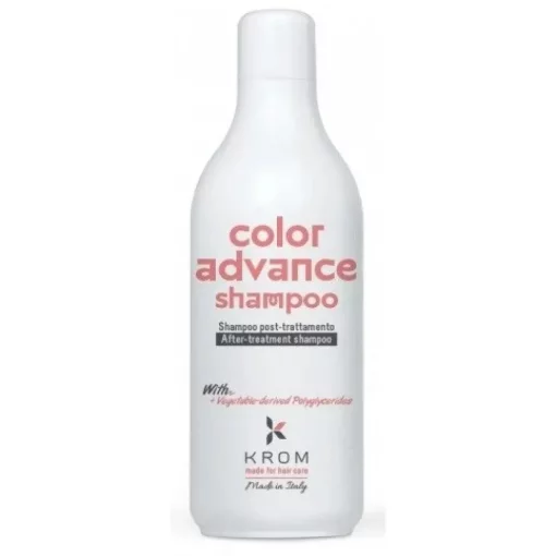 Шампунь поддерживающий цвет волос KROM COLOR EDVANCE с растительными полиглицеридами