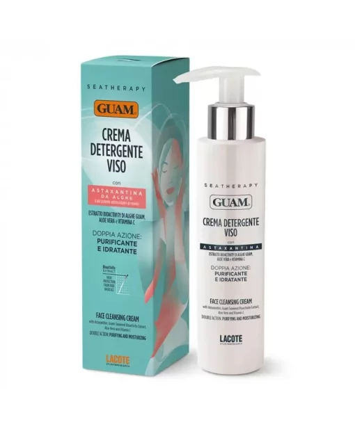 Крем для очищення обличчя GUAM SEATHERAPY AXANTINE зі зволожувальною дією 150 мл