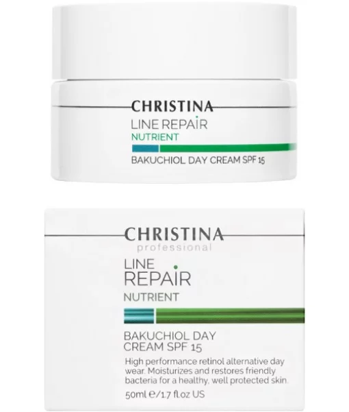 Денний крем з бакучіолом Christina Line Repair Nutrient Bakuchiol Day Cream SPF 15 50 мл