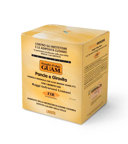 Грязьова маска з морських водоростей GUAM FIR для живота і талії з розігріваючою дією