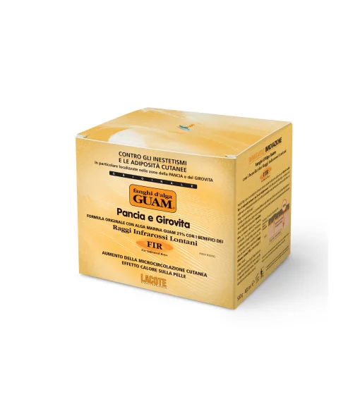 Грязьова маска з морських водоростей GUAM FIR для живота і талії з розігріваючою дією