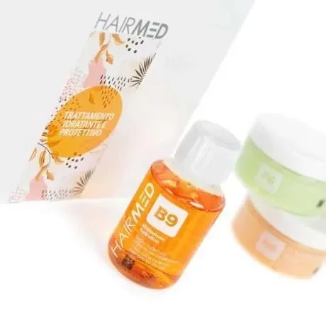 Набор HAIRMED kit Try Me idratante e protettivo Увлажнение и защита Шампунь B9 100мл + Маска N6 100м + Крем F6 100мл