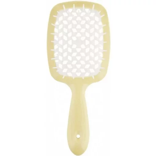 Щетка пастельно желтая с белым Janeke Superbrush Standart