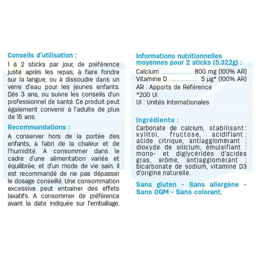 PEDIAKID НАТУРАЛЬНЫЙ КАЛЬЦИЙ С+ для укрепления костей и зубов, упаковка 14 стиков