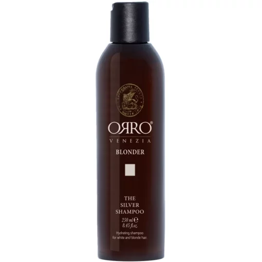 Срібний шампунь для світлого волосся ORRO BLONDER Silver Shampoo, 250 мл