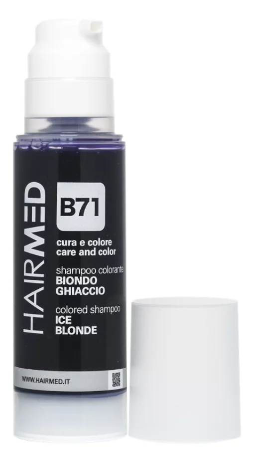Тонирующий шампунь HAIRMED B71 Ледяной блонд, 150 мл