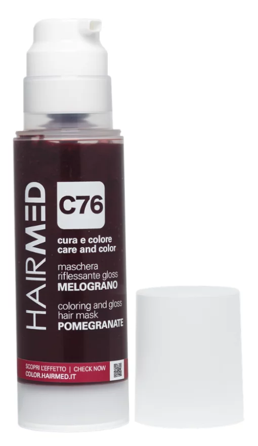 Тонирующая маска HAIRMED C76 Гранат, 150 мл