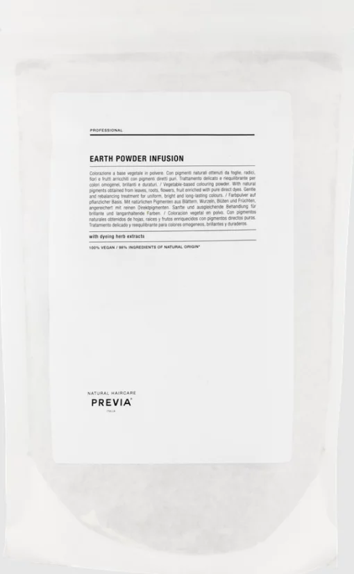 Краска-пудра Previa Natural Haircare Earth Powder Infusion с растительными пигментами 5 Георгина, 200гр
