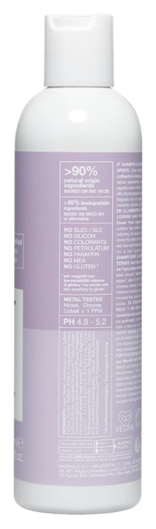 Шампунь для блеска сухих и тусклых волос NOOK BEAUTY FAMILY HARMONY VEGAN