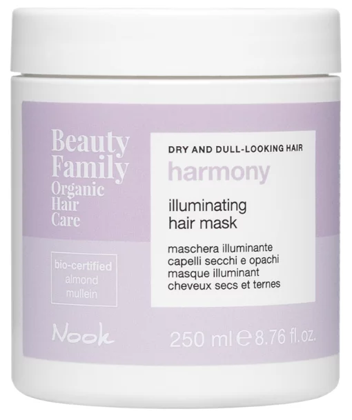 Маска для блеска сухих и тусклых волос NOOK BEAUTY FAMILY HARMONY VEGAN