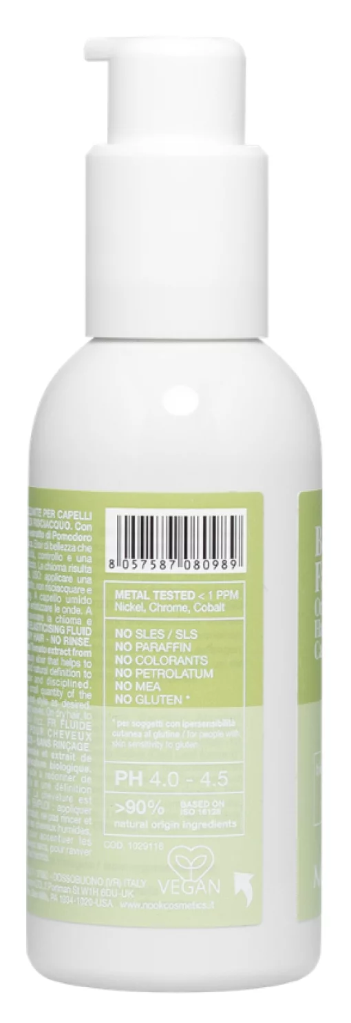 Флюид-сорбет для эластичности вьющихся и волнистых волос NOOK BEAUTY FAMILY MYCURLY VEGAN, 125 мл