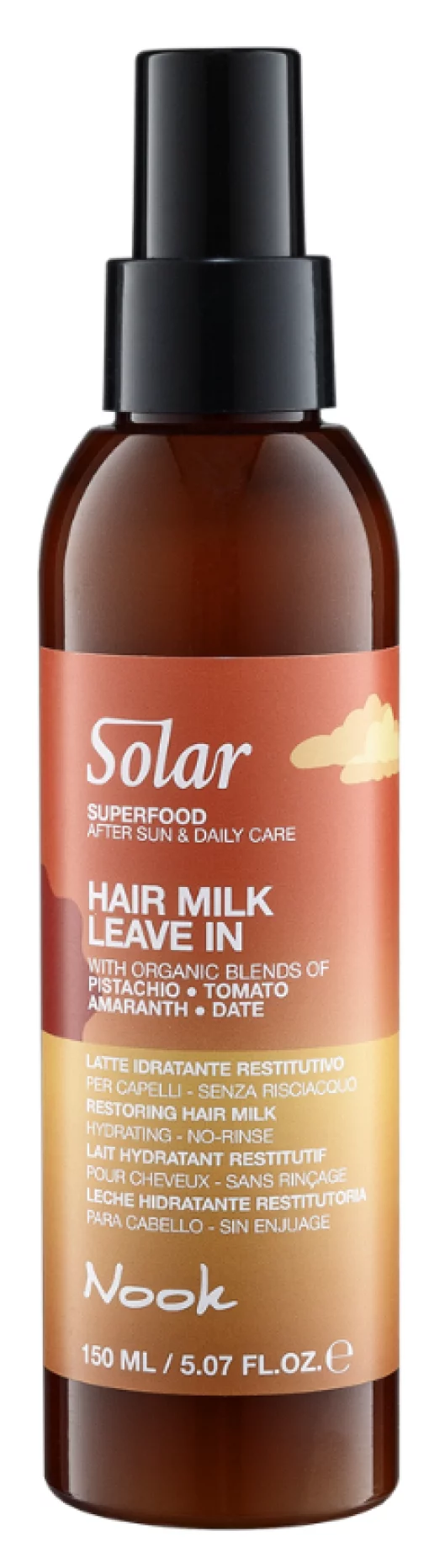Увлажняющее молочко для волос NOOK SOLAR, 150 мл