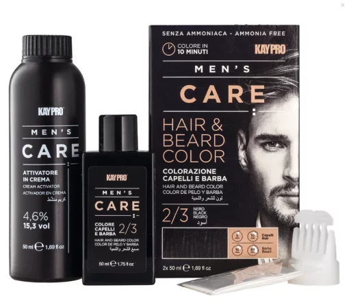 Набор MEN'S CARE для окрашивания волос и бороды Черный