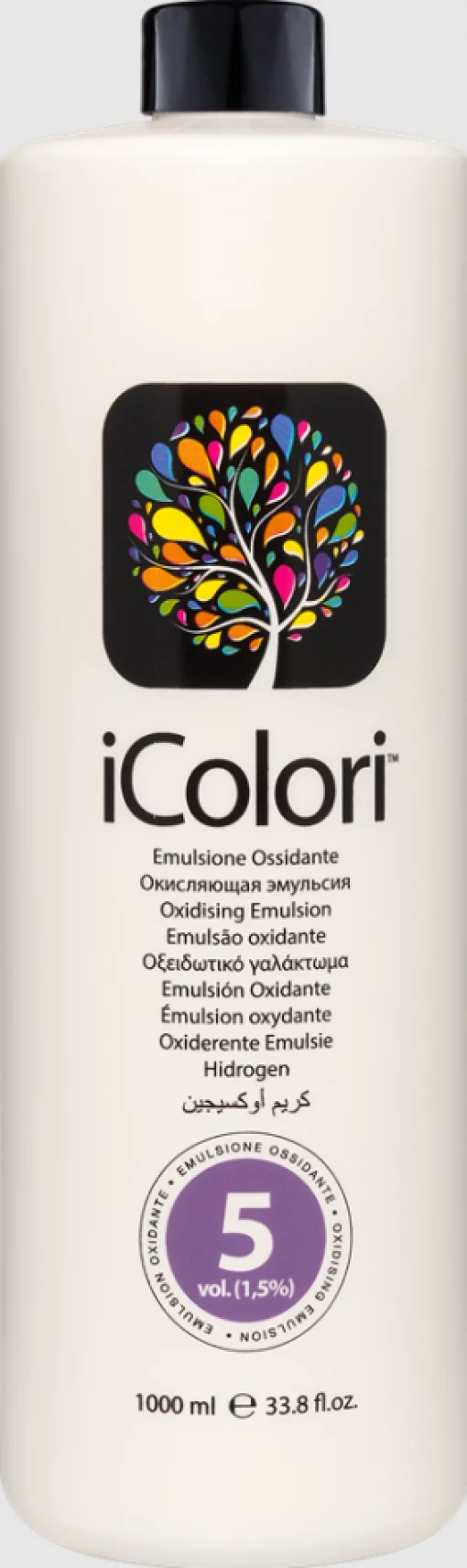 Окислительная эмульсия к крем-краске iColori Oxidising Emulsion 5 vol. (1,5%), 1000 мл