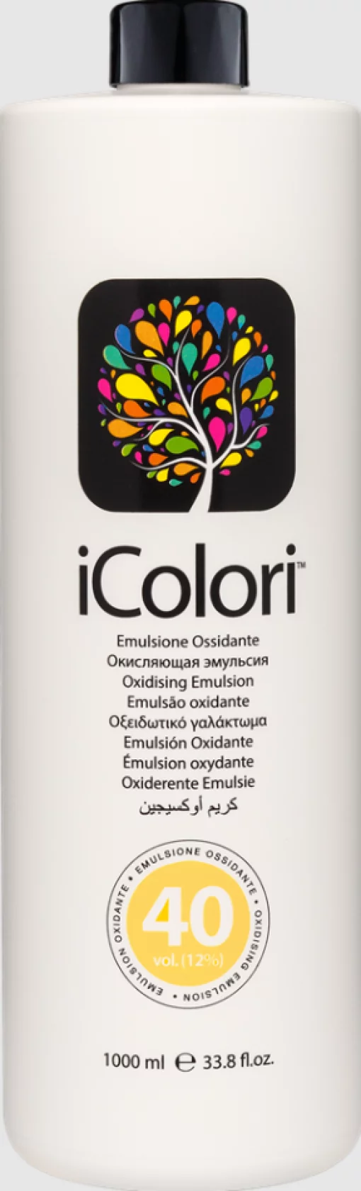 Окисна емульсія до крем-фарби iColori Oxidising Emulsion 40 vol. (12%), 1000 мл
