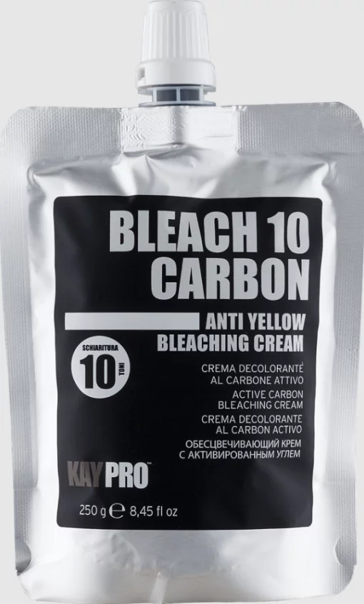 Крем, що знебарвлює, з активованим вугіллям до 10 тонів KayPro, 250 г
