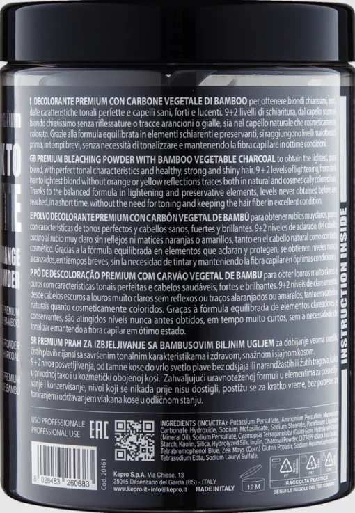 Пудра осветляющая до 11 уровней KayPro Black to White 9+2