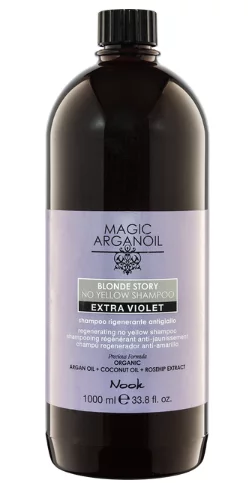 Регенерирующий шампунь для нейтрализации желтизны NOOK MAGIC ARGANOIL BLONDE