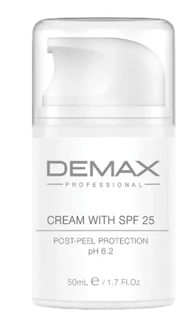 Постпілінговий захисний крем Demax SPF25 50 мл
