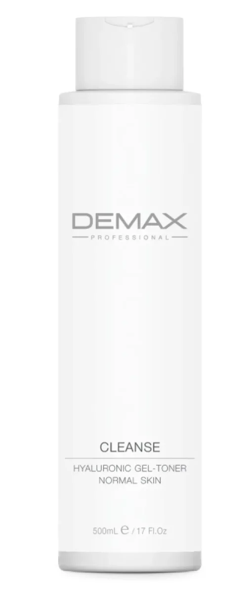 Гель тоник с гиалуроновой кислотой Demax Cleanse hyaluronic toner для всех типов кожи 500 мл