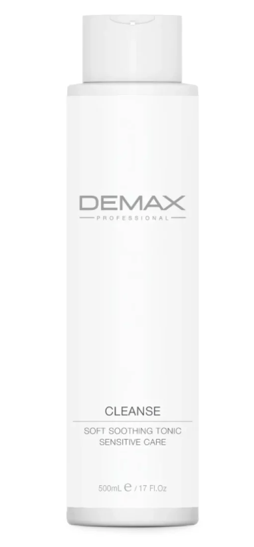 Успокаивающий тоник для чувствительной кожи Demax Cleanse tonic sensitive на основе мицеллярной воды 500 мл