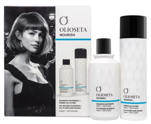 Набір Ультраживильний Шампунь 250мл + Крем Все в одному OLIOSETA NOURISH 200мл